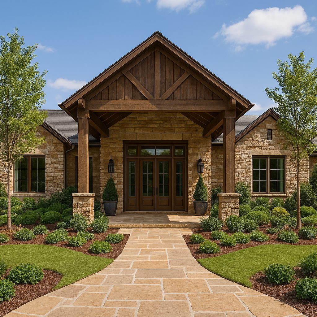 Texas Front Porch and Entry